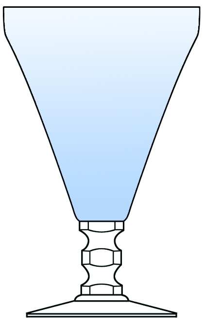 3400 Blue Water Goblet by Cambridge-1