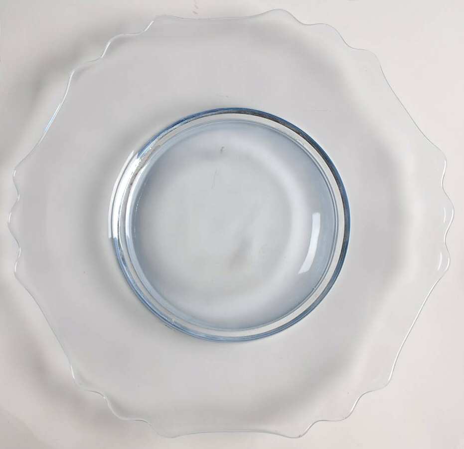 3400 Blue 8" Salad Plate (Shape 3400) by Cambridge-1