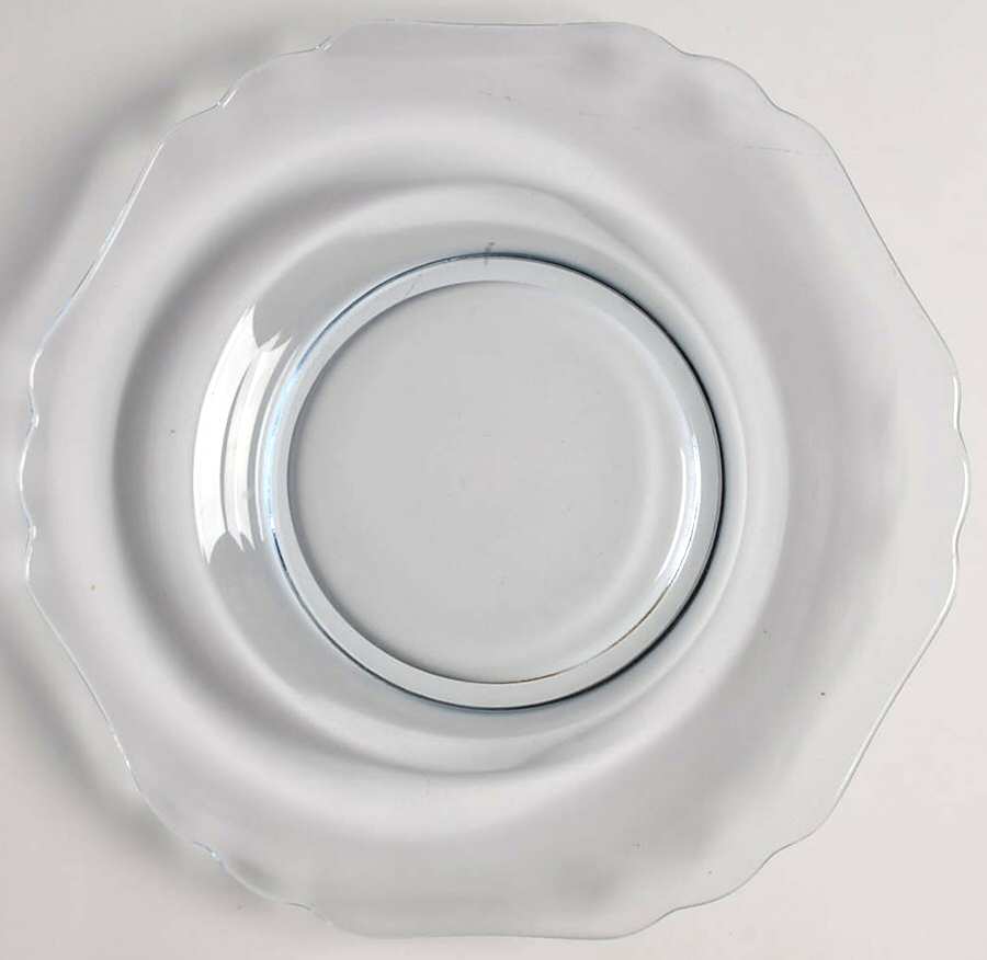 3400 Blue Bread & Butter Plate (Shape 3400) by Cambridge-1