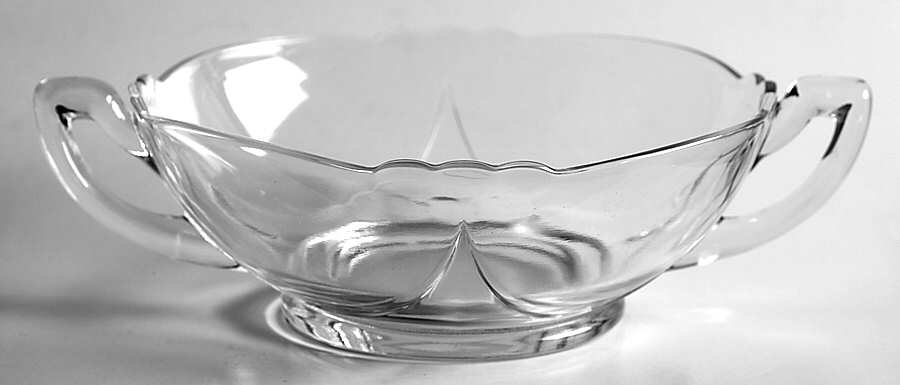 3400 Clear Cream Soup Bowl (Shape 3400) by Cambridge-1