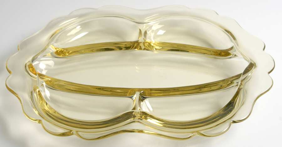 3400 Yellow 3400 5 Part Celery/Relish by Cambridge-1