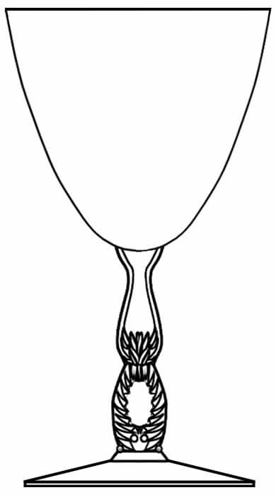 3650 Clear Water Goblet by Cambridge-1