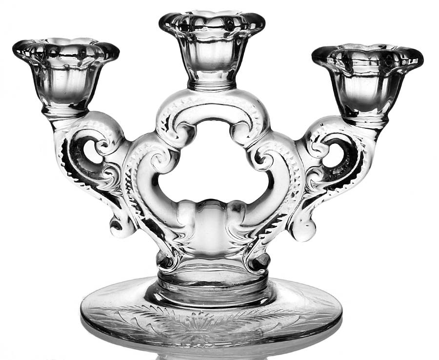 Achilles (Stem 3121) 3 Light Candlestick (3400/638) by Cambridge-1