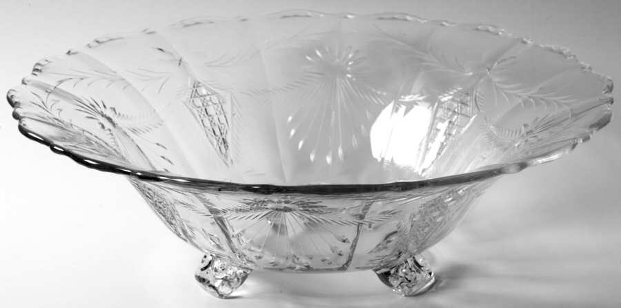 Achilles (Stem 3121) 12" 3-Toed Footed Bowl by Cambridge-1