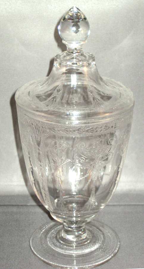 Adams (Stem 7858) Candy Jar & Lid by Cambridge-1