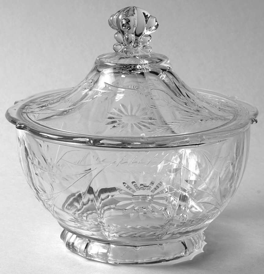 Adonis Footed Candy Box & Lid by Cambridge-1