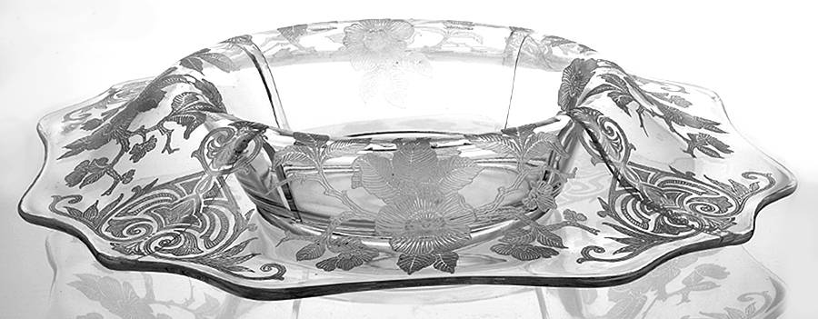 Apple Blossom Clear (Stem 3130) 3400 11" Rolled Edge Bowl by Cambridge-1