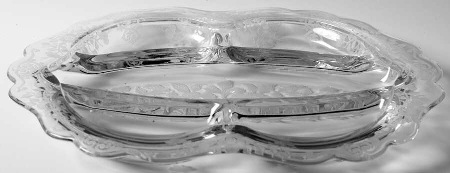 Apple Blossom Clear (Stem 3130) 3400 5 Part Celery/Relish by Cambridge-1