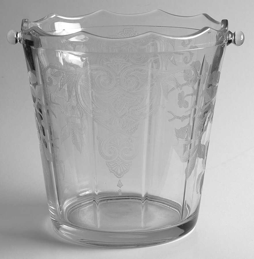 Apple Blossom Clear (Stem 3130) 3400/851 Ice Bucket, No Handle by Cambridge-1