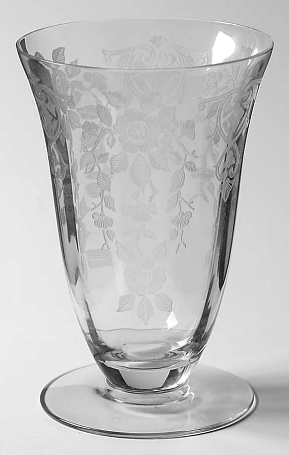 Apple Blossom Clear (Stem 3130) 9 Oz Footed Tumbler by Cambridge-1