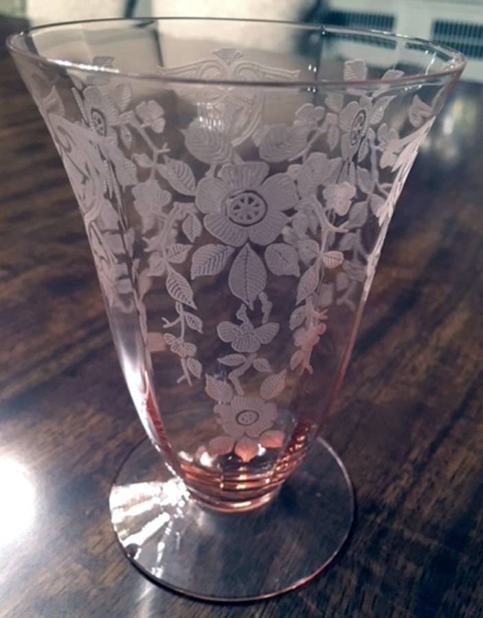 Apple Blossom Pink (Stem 3130) 11 Oz Footed Tumbler by Cambridge-1