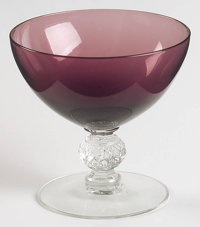 Aurora Amethyst Low Sherbet by Cambridge-1
