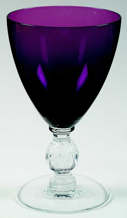 Aurora Amethyst Water Goblet by Cambridge-1