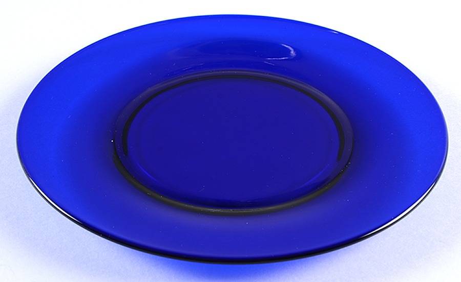 Aurora Cobalt Blue Luncheon Plate by Cambridge-1
