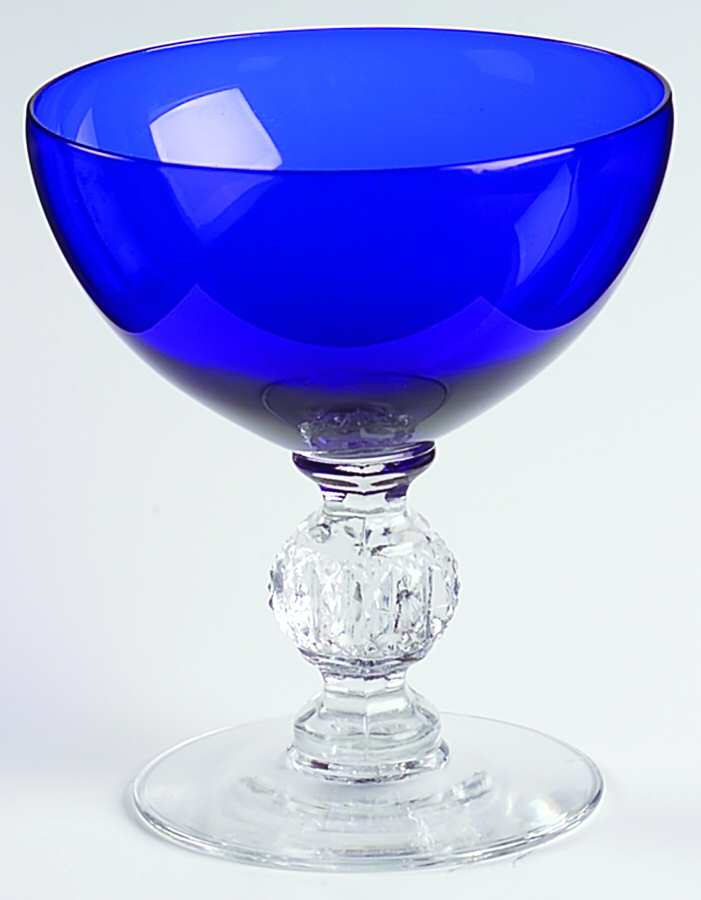 Aurora Cobalt Blue Champagne/Tall Sherbet by Cambridge-1
