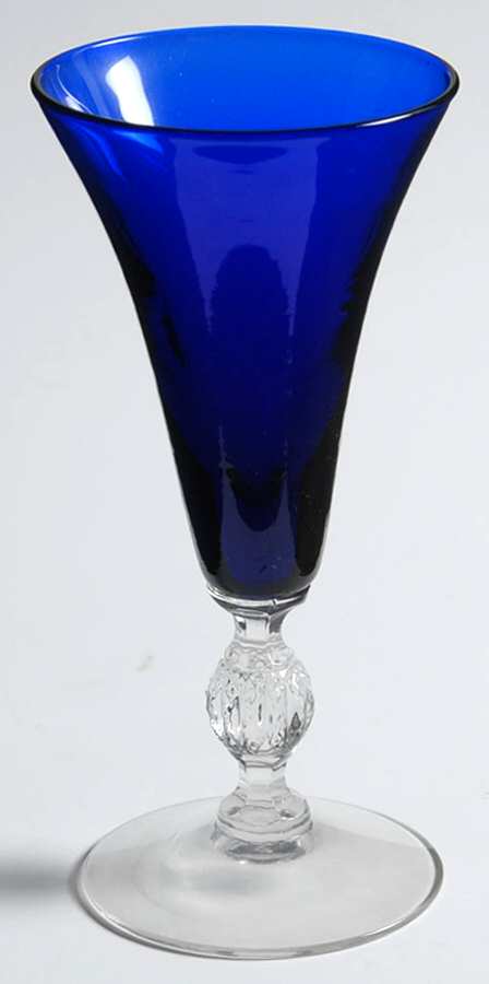 Aurora Cobalt Blue Sherry Glass by Cambridge-1