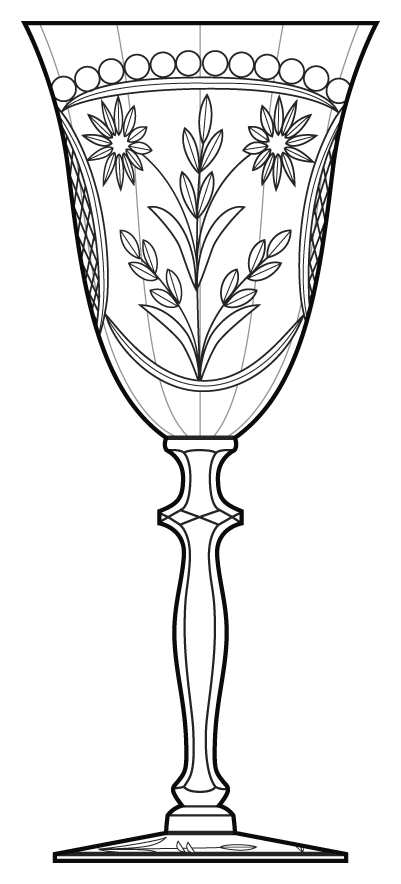 Berkeley Water Goblet by Cambridge-1