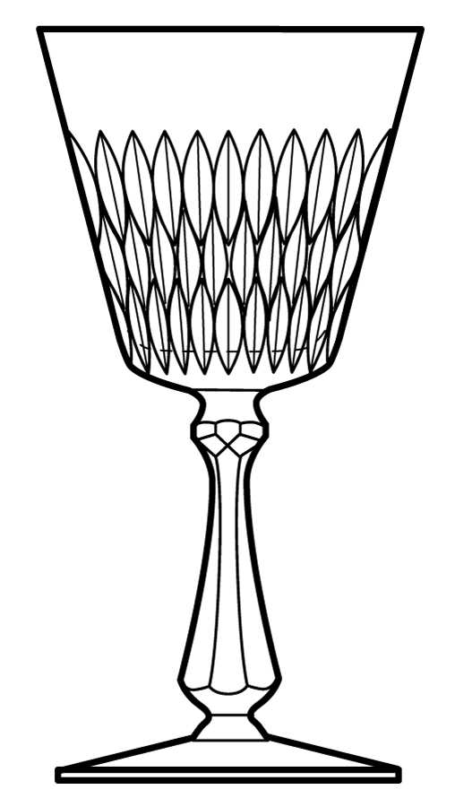 Bijou Water Goblet by Cambridge-1