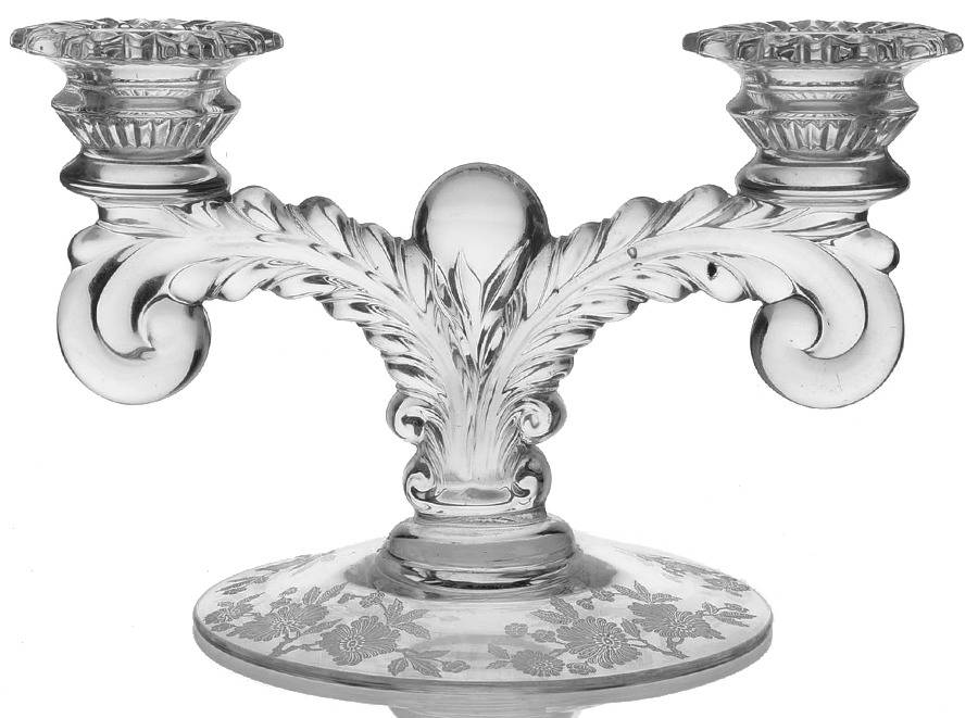 Blossom Time  Martha/495 2 Light Candlestick by Cambridge-1
