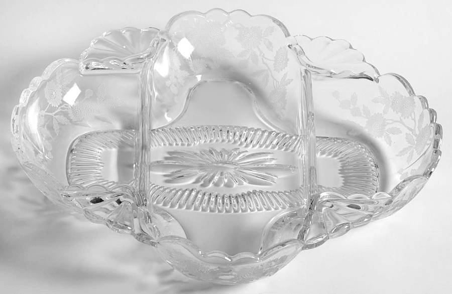 Blossom Time  Martha/209 8" 3 Part Relish by Cambridge-1
