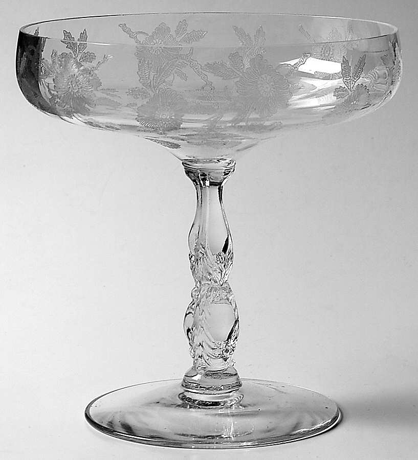 Blossom Time  3600/1 7" Height X 5" Width Tall Candy/Comport by Cambridge-1