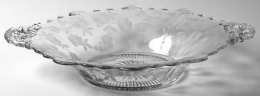 Blossom Time  Martha/436 13" 2 Handled Bowl by Cambridge-1