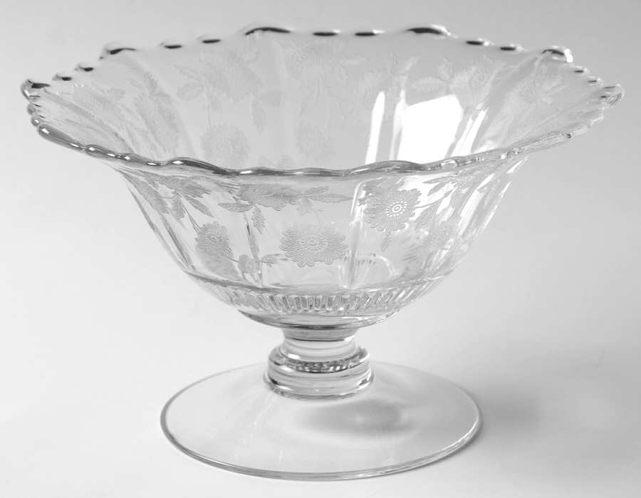 Blossom Time  Martha/276 Footed Mayonnaise Bowl Only by Cambridge-1