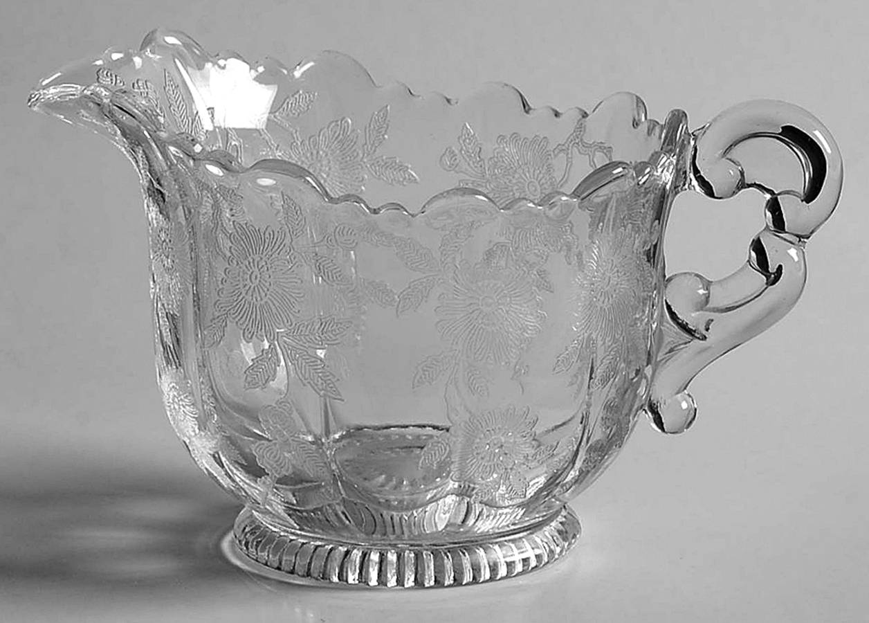 Blossom Time  Martha/252 Ribbed Foot Creamer by Cambridge-1