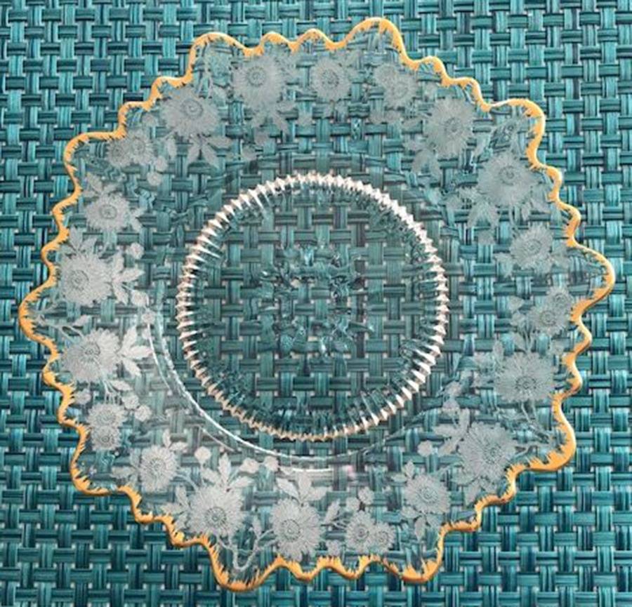 Blossom Time #123 Martha 8 1/2" Salad Plate by Cambridge-1