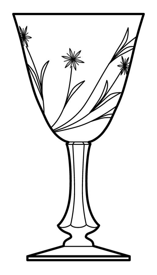 Buttercup Water Goblet by Cambridge-1