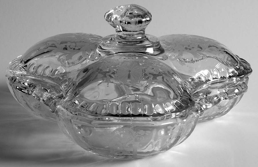 Candlelight 3500/57 3 Part Covered Candy/Relish by Cambridge-1