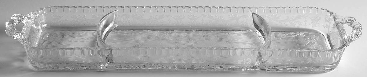 Candlelight Handled 3 Section Rectangular Tray by Cambridge-1