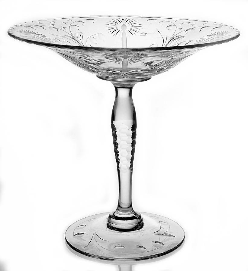 Candlelight Round Compote (Height X Width) by Cambridge-1