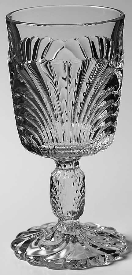 Caprice Clear (Pressed) Water Goblet by Cambridge-1