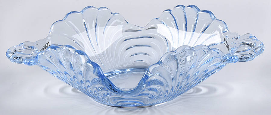 Caprice Moonlight Blue (Stem 300) 6" Oval Handled Bon Bon by Cambridge-1