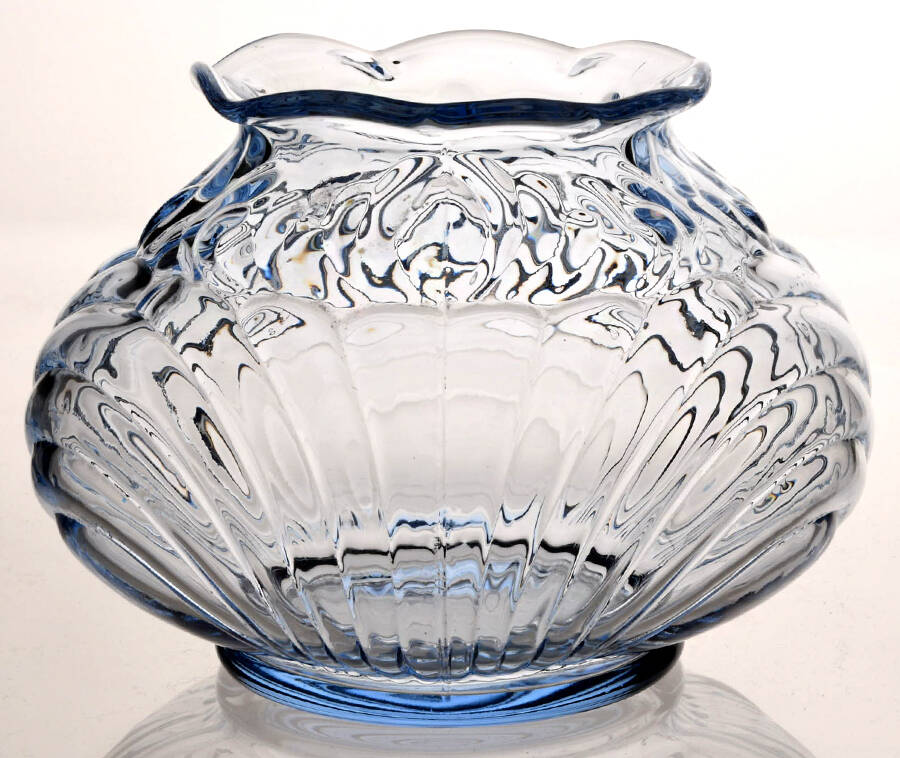 Caprice Moonlight Blue (Stem 300) 4" Squat Short Neck Vase by Cambridge-1