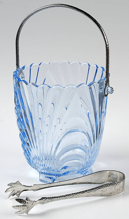 Caprice Moonlight Blue (Stem 300) Ice Bucket with Detachable Handle and Tongs by Cambridge-1