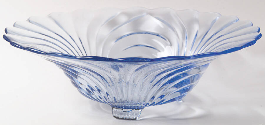 Caprice Moonlight Blue (Stem 300) 12" Belled Bowl by Cambridge-1