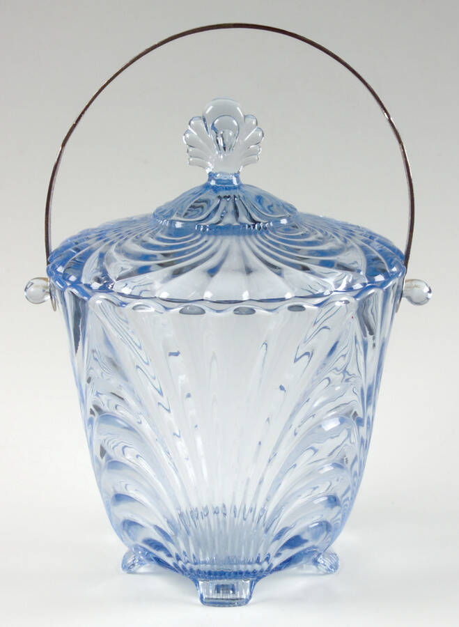 Caprice Moonlight Blue (Stem 300) Cracker Jar & Lid by Cambridge-1