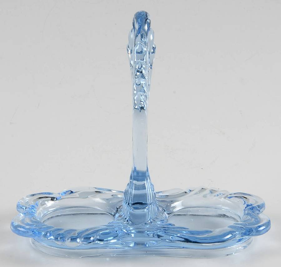 Caprice Moonlight Blue (Stem 300) Oil & Vinegar Stand with Center Handle by Cambridge-1