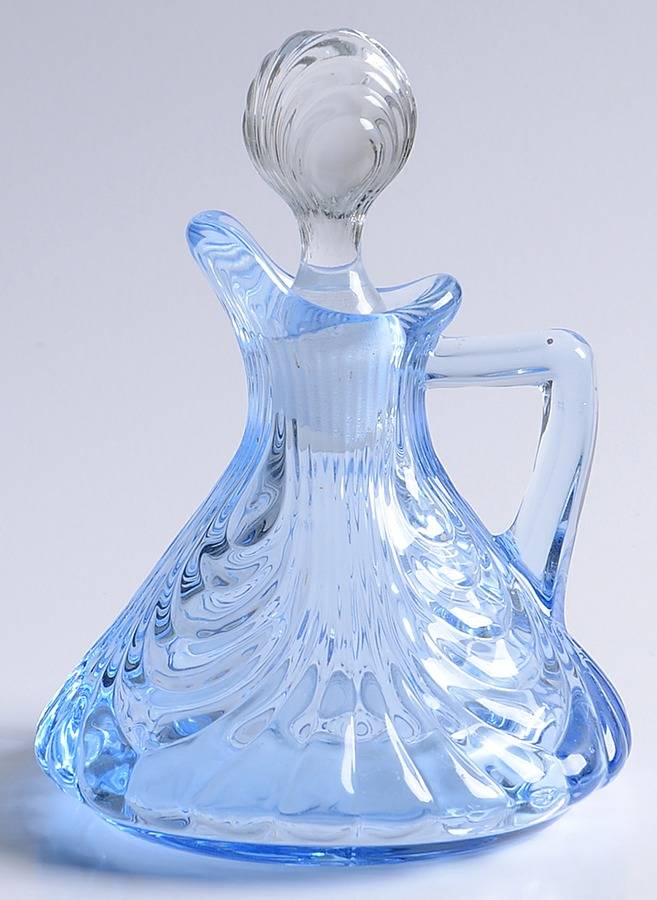 Caprice Moonlight Blue (Stem 300) Vinegar & Stopper by Cambridge-1