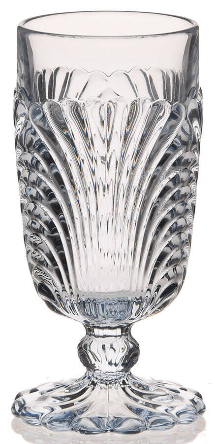 Caprice Moonlight Blue (Pressed) 3 Oz Footed Tumbler by Cambridge-1
