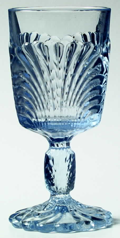 Caprice Moonlight Blue (Pressed) Water Goblet by Cambridge-1