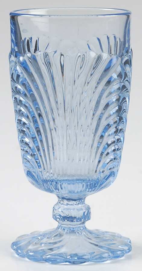 Caprice Moonlight Blue (Pressed) 10 Oz Footed Tumbler by Cambridge-1