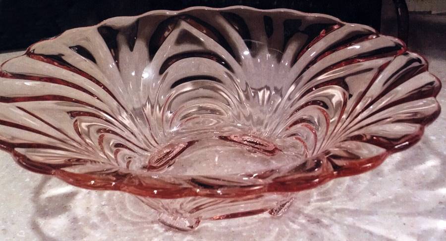 Caprice Pink (Stem 300) 12" Belled Bowl by Cambridge-1