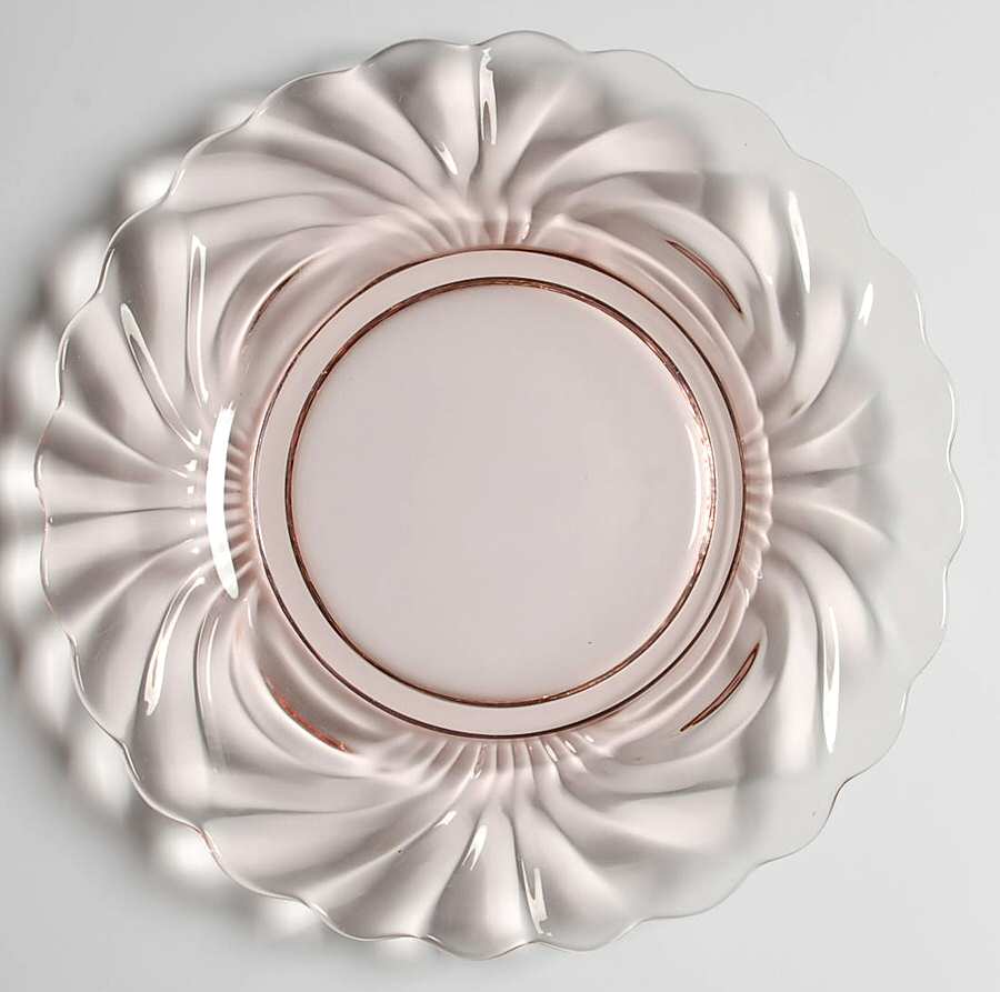 Caprice Pink (Stem 300) 8" Salad Plate by Cambridge-1