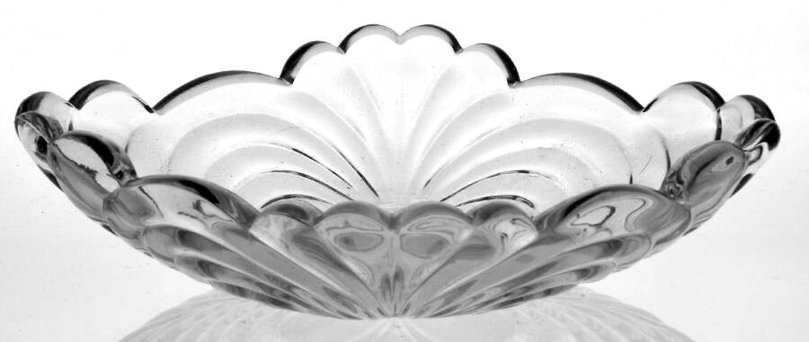 Caprice Clear (Stem 300) Diamond Bowl by Cambridge-1