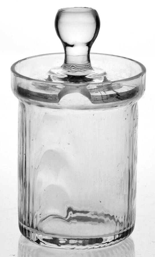 Caprice Clear (Stem 300) Mustard & Lid by Cambridge-1