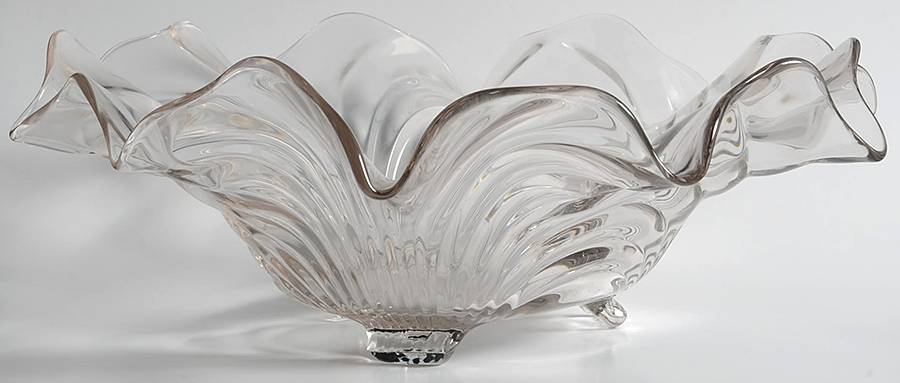 Caprice Clear (Stem 300) 12" 3-Toed Footed Bowl by Cambridge-1