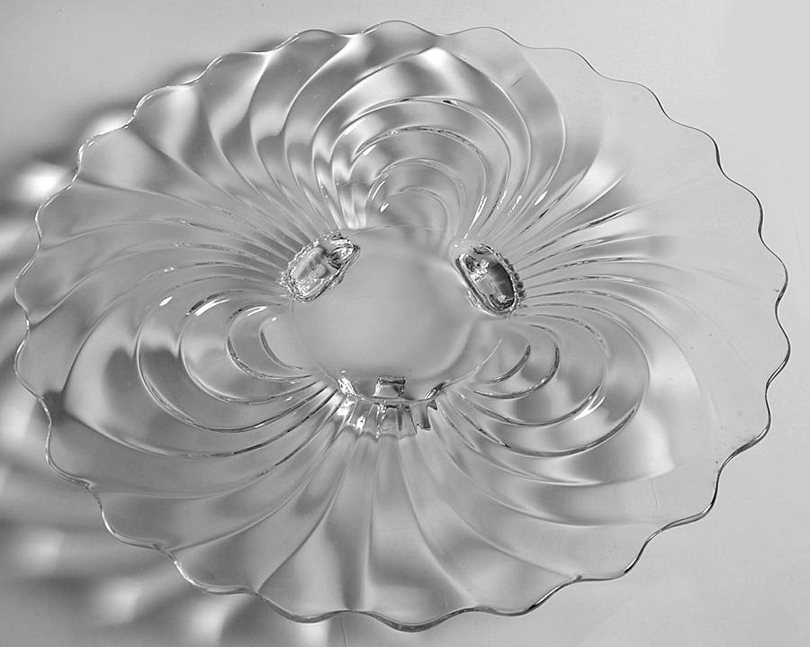 Caprice Clear (Stem 300) 11" 3-Toed Torte Plate by Cambridge-1